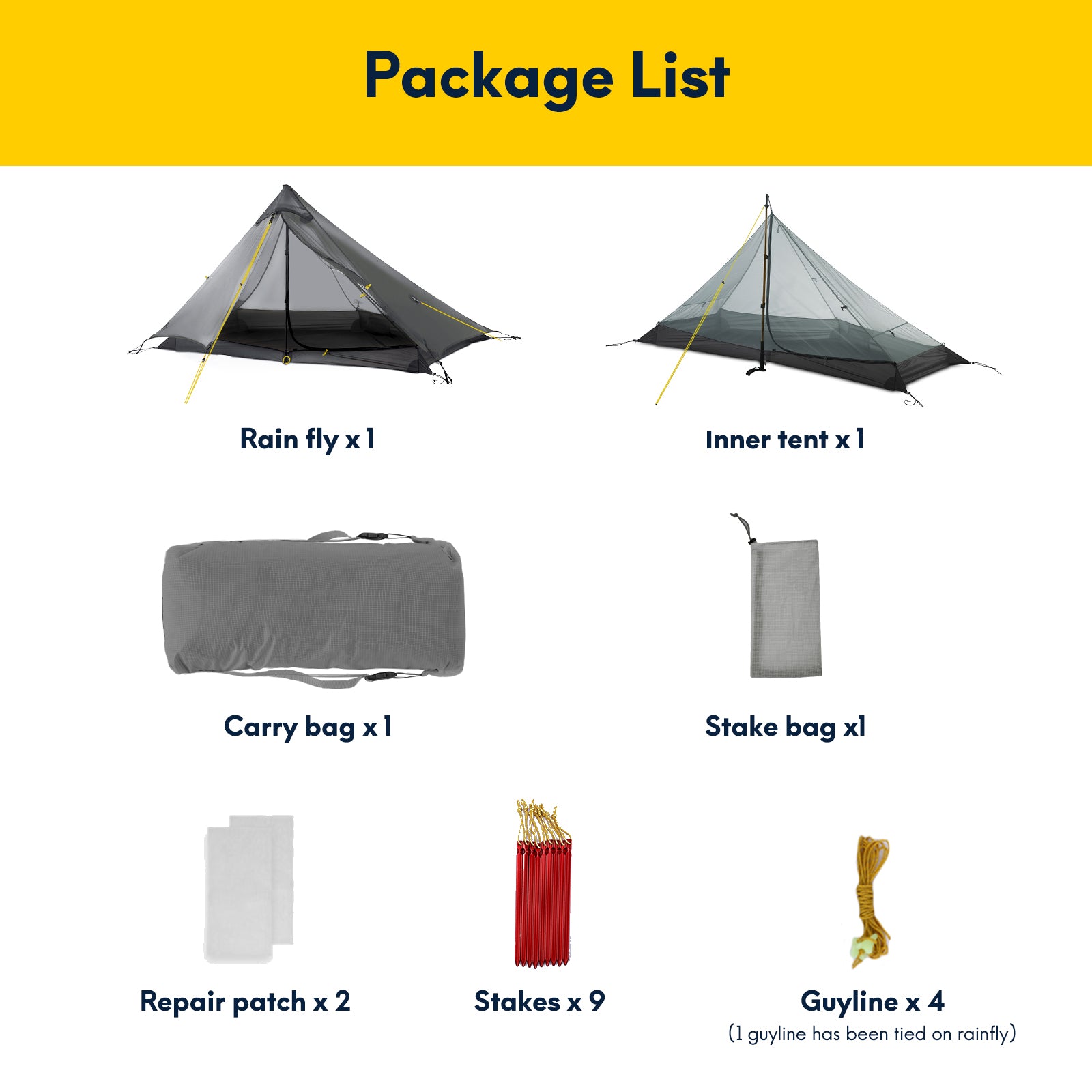 lanshan 1 inner tent Lanshan 1 Ultralight Tent Backpacking Tents
