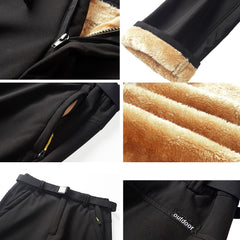 benflower Ski Suit for Men Thicken Warm Windproof Waterproof Jacket and Pants Winter Snowboard Snow Coat Outdoor Skiing Camping Trousers