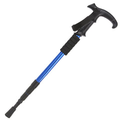 benflower Telescopic Walking Stick Non-slip Hiking Trekking Cane 4-section Aluminum Alloy Walking Pole