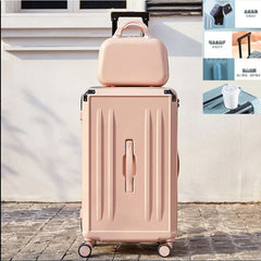 benflower Large Capacity Luggage Travel Trolley Suitcase Trunk 20 22 24 28 30 inch Universal Wheel Luggage Set with Handbag