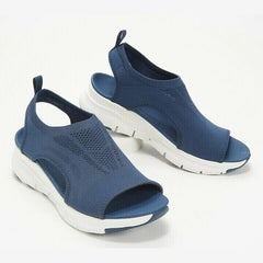 benflower Summer Sport Sandals Washable Slingback Orthopedic Slide Women Platform Sandals Soft Wedges Shoes