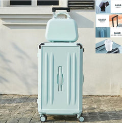 benflower Large Capacity Luggage Travel Trolley Suitcase Trunk 20 22 24 28 30 inch Universal Wheel Luggage Set with Handbag