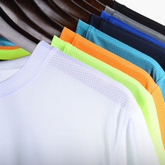 benflower Summer Men t-Shirts Short Sleeve Sport Gym Shirts Man Bodybuilding Running Fitness Shirts Quick Dry Football Jerseys Sportswear