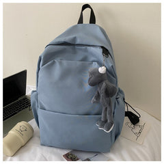 benflower School Backpack Black Bookbag Waterproof College High School Bags Lightweight Travel Backpacks