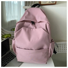 benflower School Backpack Black Bookbag Waterproof College High School Bags Lightweight Travel Backpacks