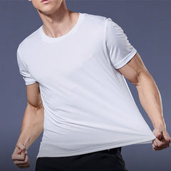 benflower Summer Men t-Shirts Short Sleeve Sport Gym Shirts Man Bodybuilding Running Fitness Shirts Quick Dry Football Jerseys Sportswear