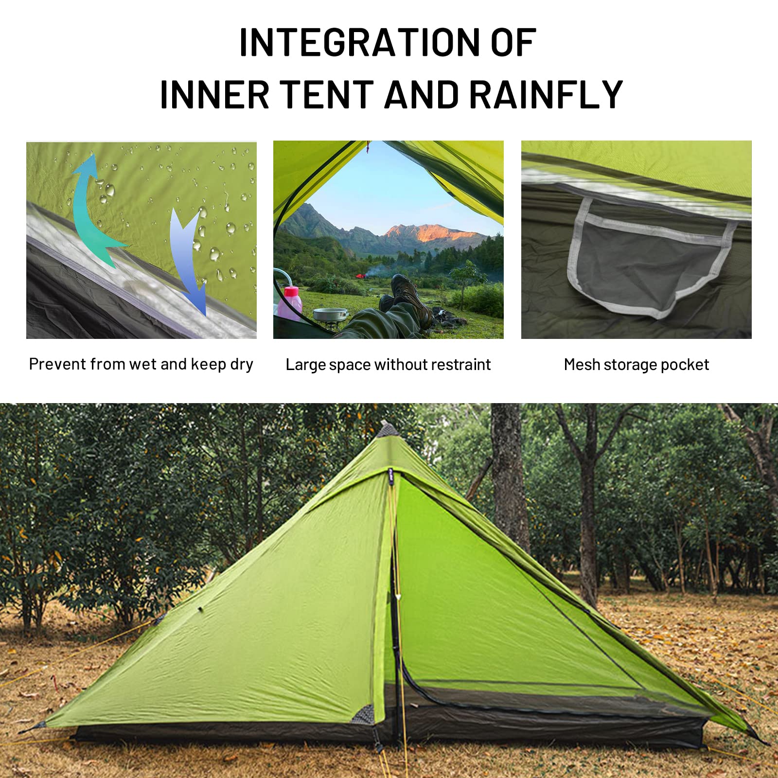 lanshan 1 pro tent Lanshan 1 Pro Ultralight Backpacking Tent 3-Season